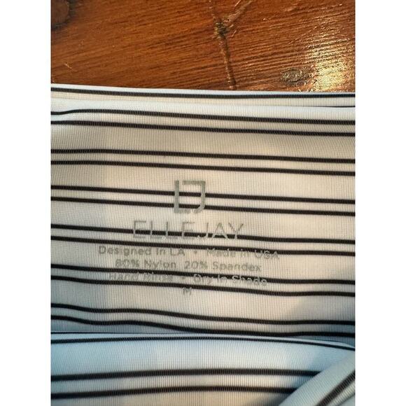 ELLEJAY Puka Black & White Striped String Bikini size s/m - Picture 5 of 13